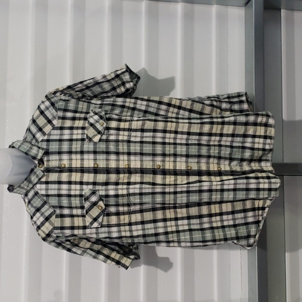 Northwest Territory short sleeve plaid shirt size XXL